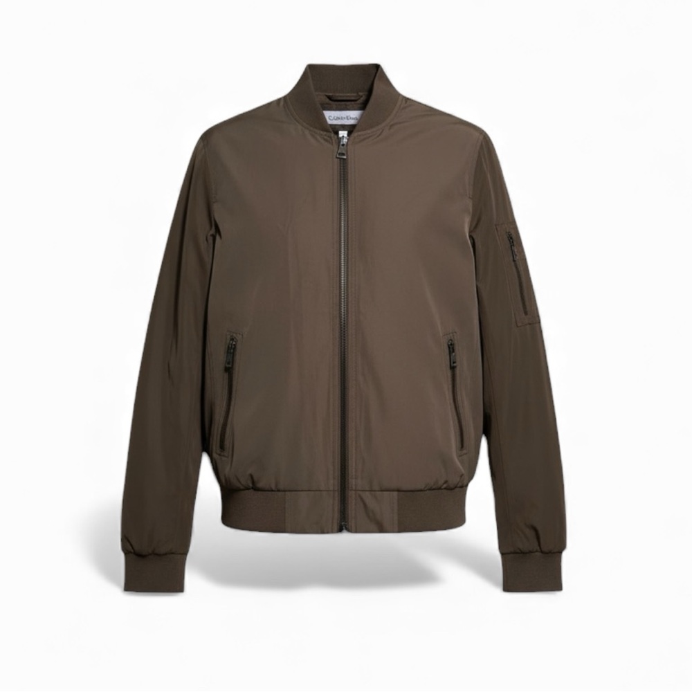 Calvin Klein Men's Brown Bomber Jacket